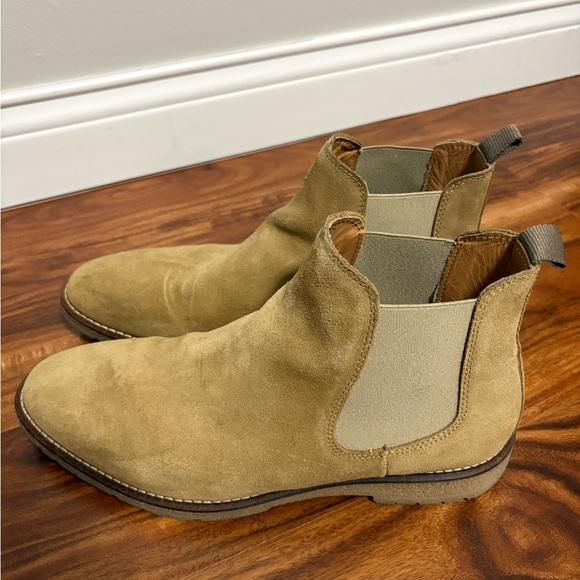 Zara Other - ZARA - Men’s Tan Suede Chelsea Boots
